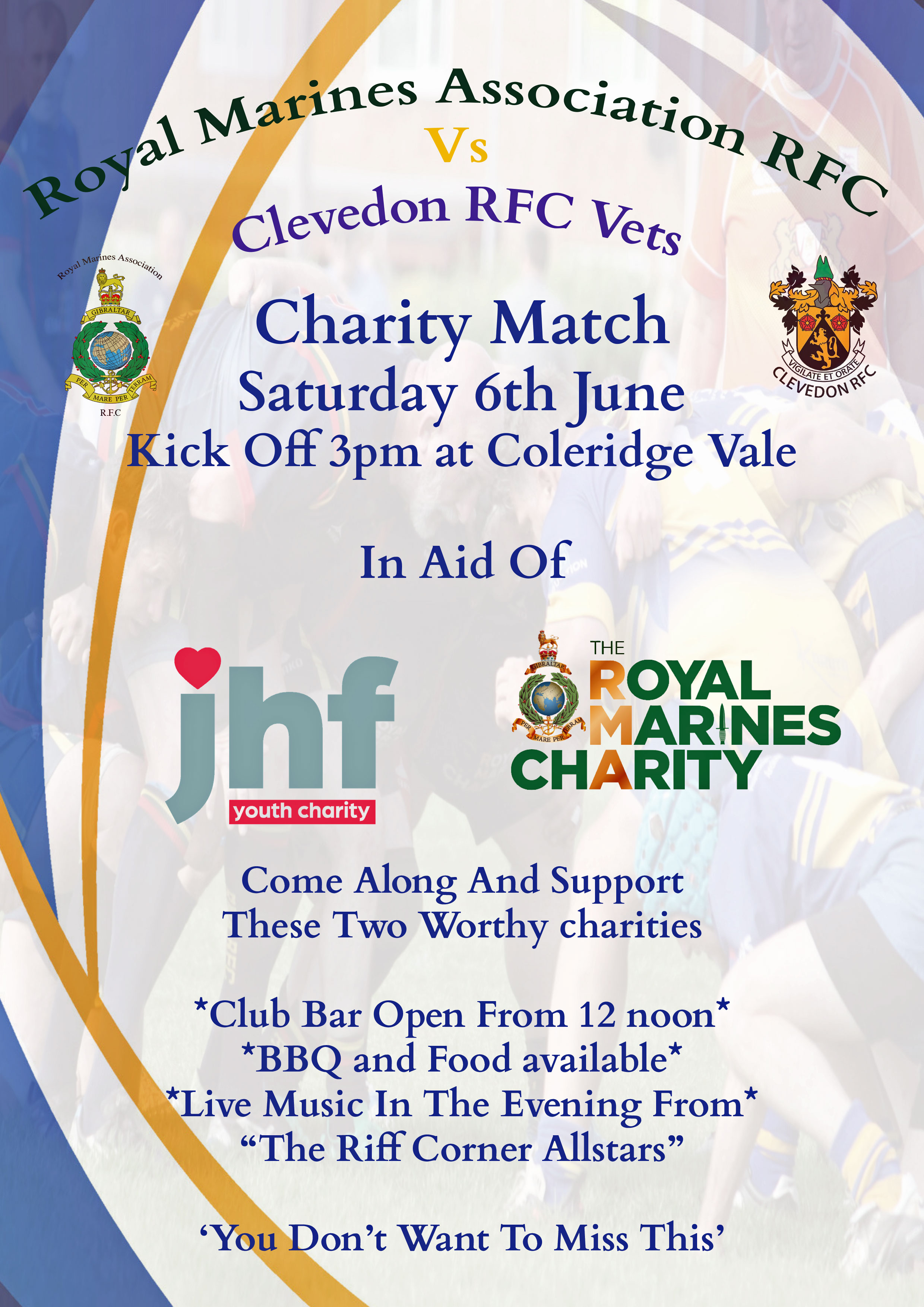 Royal Marines Association RFC Charity Match
