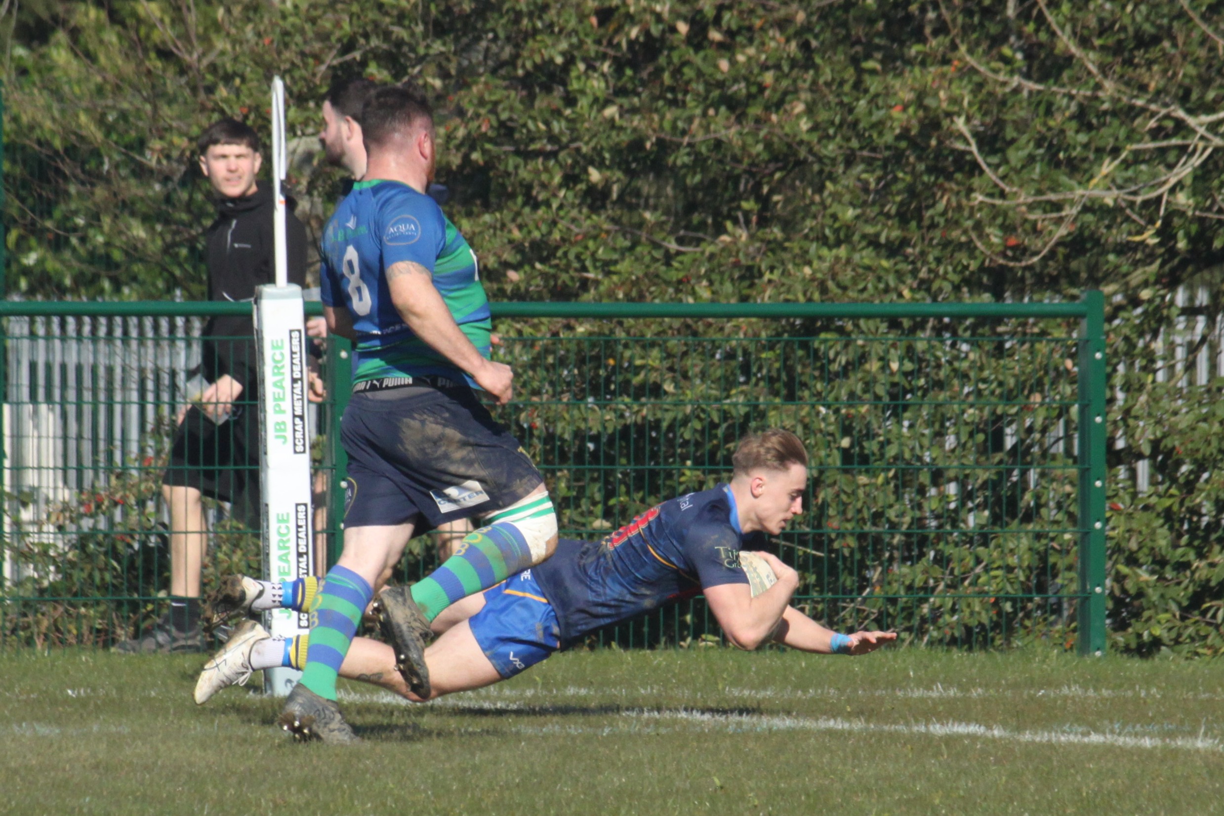 Tom Wills scores the third