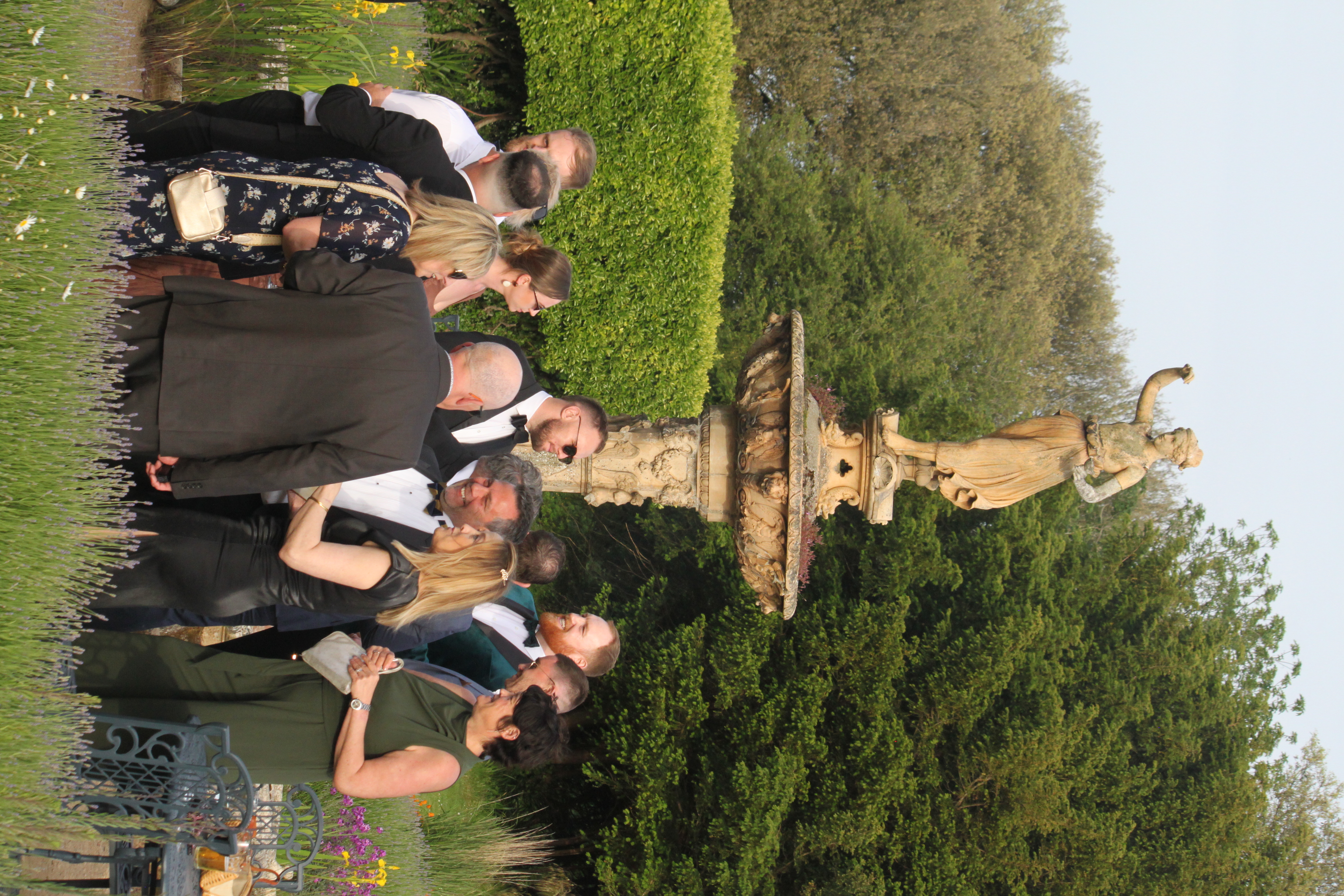 Kevin Weaver: The guest gather in the grounds
