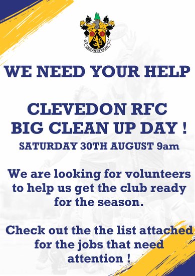 Cleanup Day - List of jobs