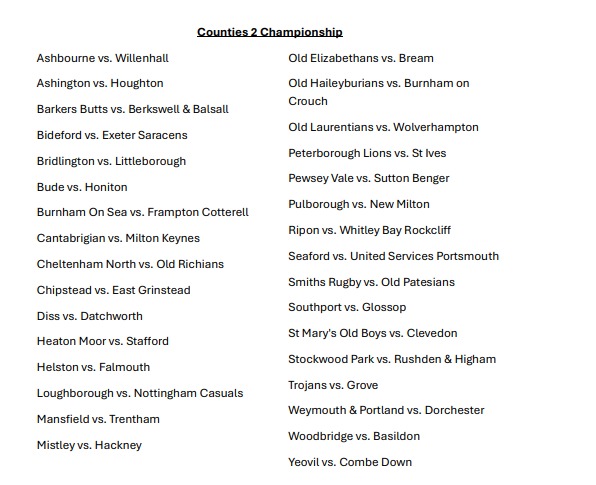 Counties 2 Championship