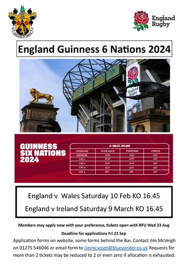 Six Nations Tickets